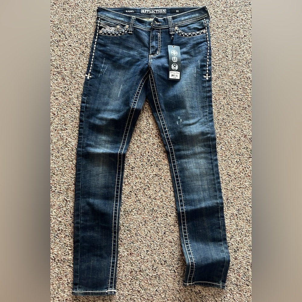 Women’s Affliction jeans Raquel 30
